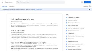 
                            7. Join a class as a student - Computer - Classroom Help