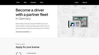 
                            4. Join a partner fleet | Uber
