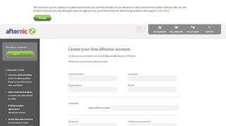 
                            2. Join Afternic and Create Your Domain Account - Afternic