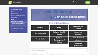 
                            9. Join Clubs and Societies - Keele University Students Union