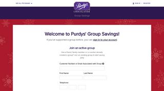 
                            7. Join Existing Group - Purdys Chocolatier Group Savings and ...