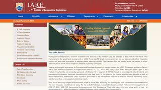 
                            1. Join IARE Faculty | IARE, Best Engineering College
