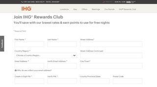 
                            2. Join IHG® Rewards Club - IHG.com