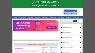 
                            9. Join Indian Army - Registration, Admit Card, …