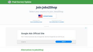 
                            1. Join Jobs2Shop - Paid Survey Update