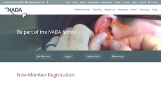 
                            7. Join NADA | National Acupuncture Detoxification Assocation