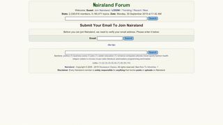 
                            2. Join Nairaland Forum / Register
