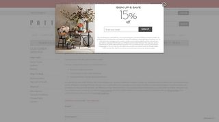 
                            3. Join Our Email | Pottery Barn