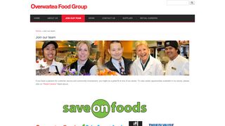 
                            7. Join our team | Overwaitea Food Group