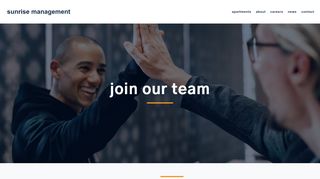 
                            4. join our team | sunrise management