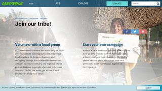 
                            6. Join our tribe! - Greenpeace India