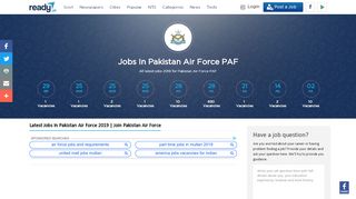 
                            9. Join PAF Jobs Pakistan Air Force 2019 Latest by www ...