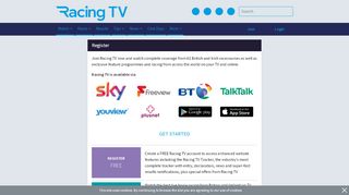 
                            2. Join Racing TV to watch Live Racing from our 37 Racecourses