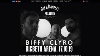 
                            6. Join TEAM BIFFY - biffyclyro-2.warnerartists.com