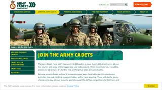
                            1. Join the Army Cadets | Army Cadet Force