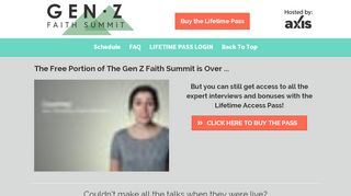 
                            5. Join the Gen Z Faith Summit