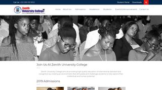 
                            1. Join Us At Zenith University College