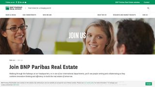 
                            5. Join us - BNP Paribas Real Estate