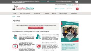 
                            4. Join us - Counselling Directory