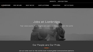 
                            3. Join Us, Find Careers and Jobs at Lionbridge