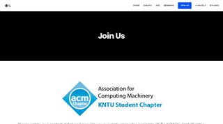 
                            9. Join Us – KNTU ACM Student Chapter