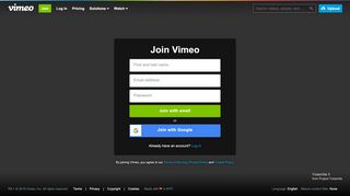 
                            11. Join Vimeo - Vimeo | The high-quality home for …