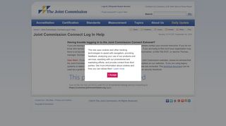 
                            4. Joint Commission Connect Log In Help | Joint Commission