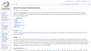 
                            1. Joint Personnel Administration - Wikipedia