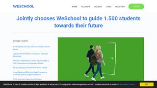 
                            8. Jointly chooses WeSchool to guide 1.500 students …