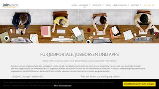 
                            3. JoinVision - Semantische HR-Lösungen für Jobportale