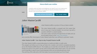 
                            2. Joker MasterCard® - Novum Bank