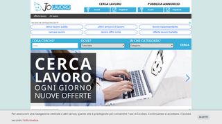 
                            2. JoLavoro: Offerte di Lavoro, Annunci Gratuiti per Trovare Lavoro