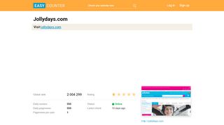 
                            7. Jollydays.com - Easy Counter