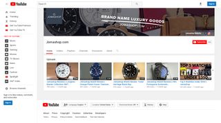 
                            6. Jomashop.com - YouTube