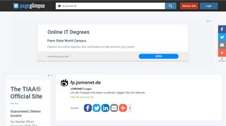 
                            5. JOMONET Login | fp.jomonet.de Reviews