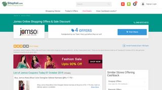 
                            9. Jomso Offers - Online shopping website in India August …