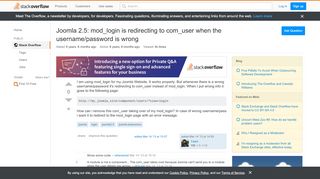 
                            7. Joomla 2.5: mod_login is redirecting to com_user …