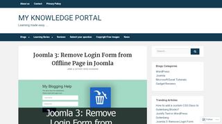 
                            4. Joomla 3: Remove Login Form from Offline Page in Joomla ...