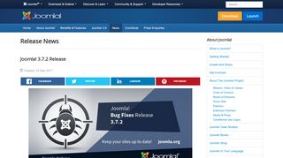 
                            5. Joomla! 3.7.2 Release