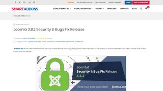 
                            3. Joomla 3.8.2 Security & Bugs Fix Release - smartaddons.com