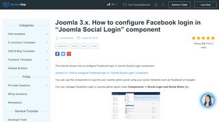 
                            6. Joomla 3.x. How to configure Facebook login in "Joomla Social Login ...