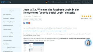 
                            4. Joomla 3.x. Wie man das Facebook-Login in der Komponente ...