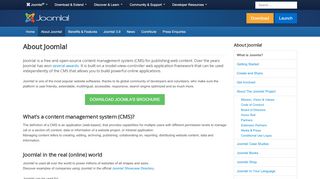 
                            8. Joomla! - Content Management System to build websites & apps