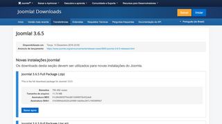 
                            7. Joomla! Downloads - Baixar o Joomla! 3.6.5