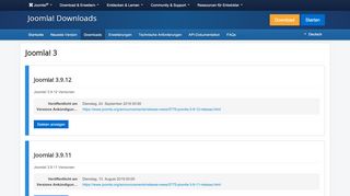 
                            9. Joomla! Downloads - Joomla! 3.x-Pakete