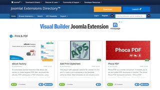 
                            5. Joomla! Extensions Directory - Print & PDF