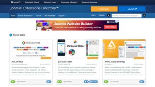 
                            8. Joomla! Extensions Directory - Social Web