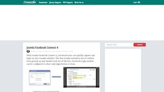 
                            8. Joomla Facebook Connect 4 – Sanwebe