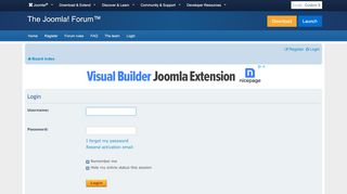 
                            5. Joomla! Forum - community, help and support - User Control ...