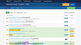 
                            5. Joomla! Issue Tracker | Joomla! CMS Issues